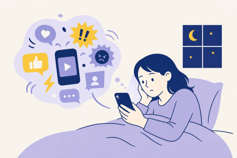 寝る前のスマホがNGな「本当の理由」——<br>ブルーライトより怖いのはアルゴリズムだった