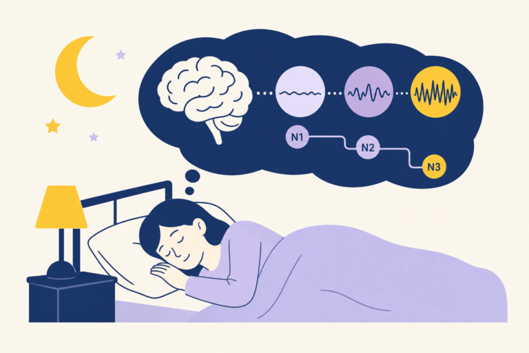 「深い眠り」と「浅い眠り」は何が違う？<br>ノンレム睡眠のステージ別に脳波データで解説